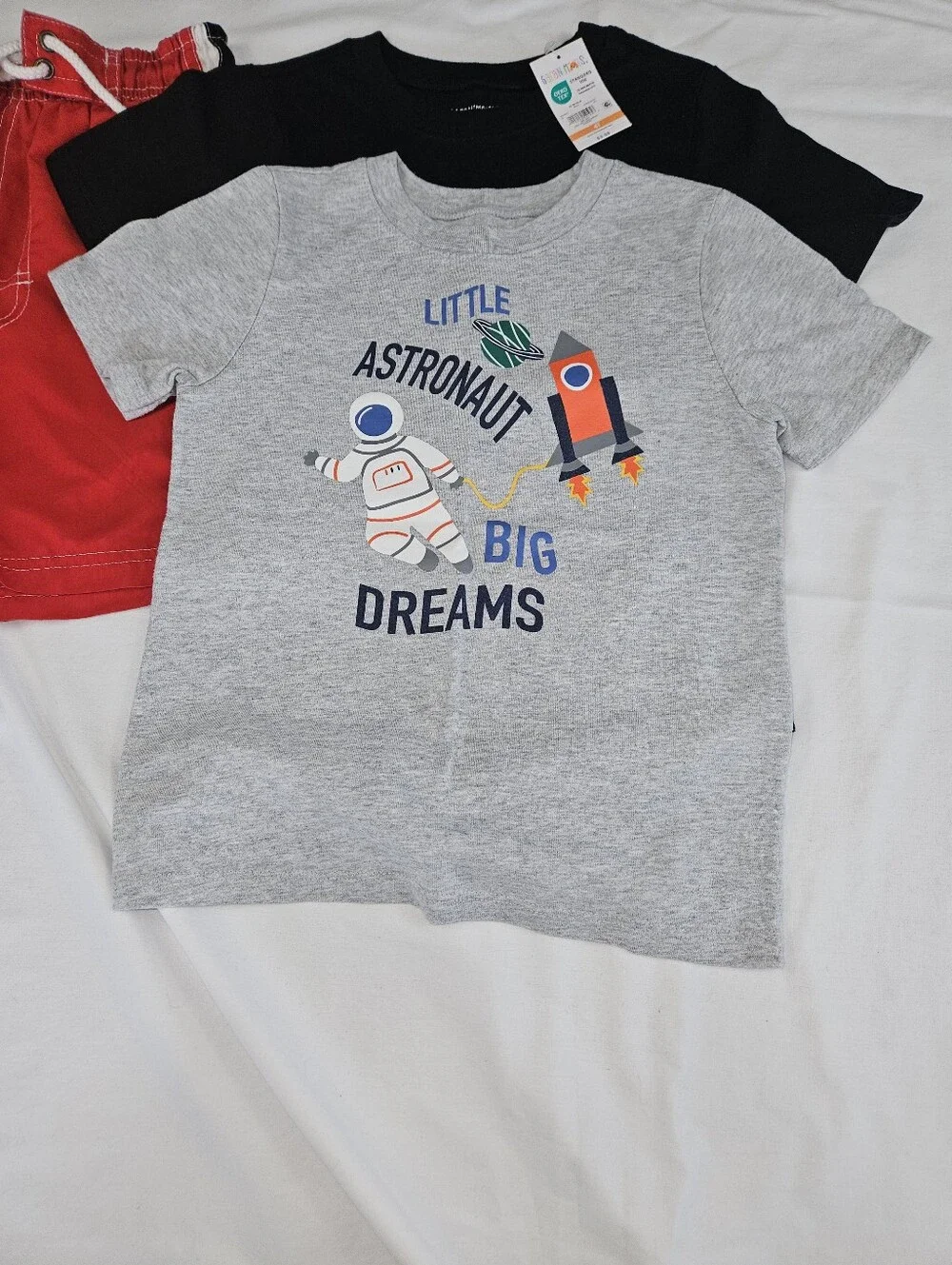 Kids Mixed Tee & Brief Set with Blue 